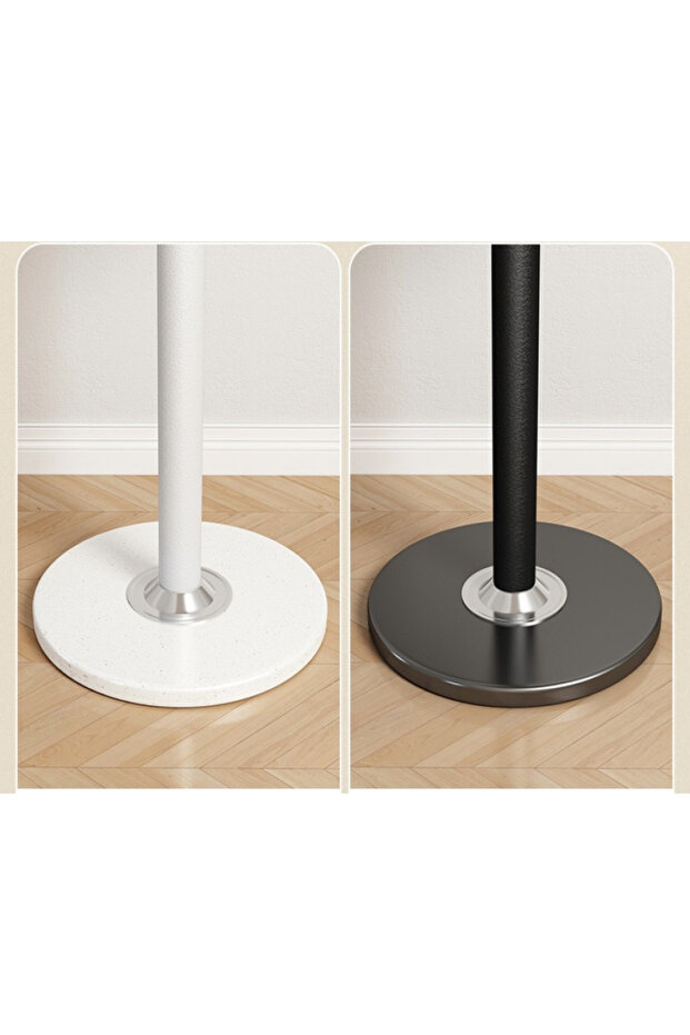 Stylish metal coat rack with fixed base and 12 hooks - modern and practical design - 4