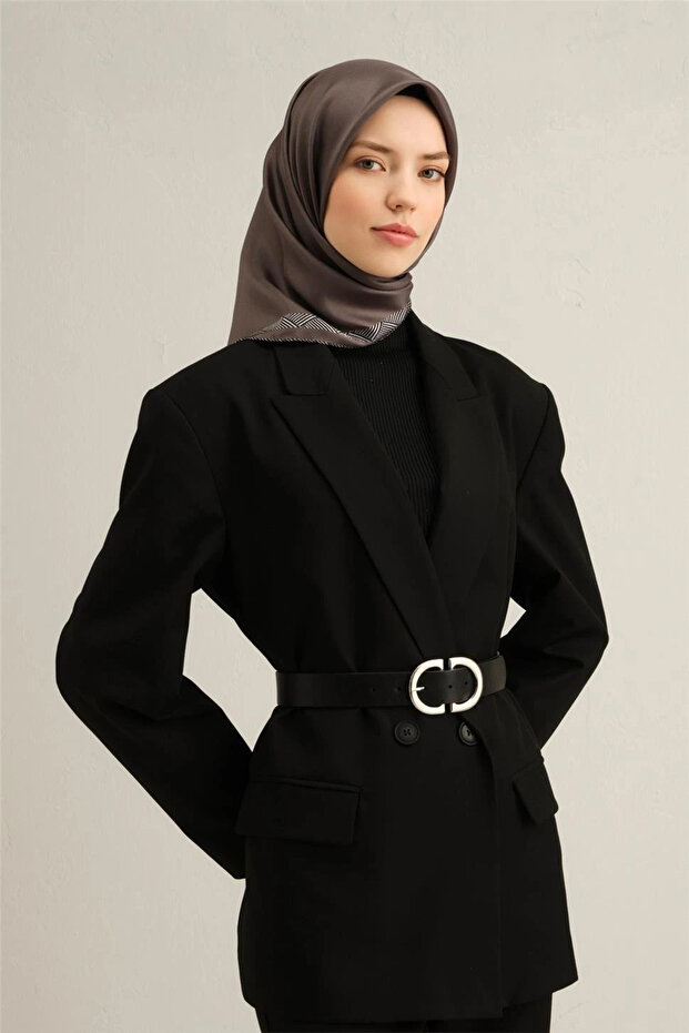 وشاح سورا من الحرير الخالص بنمط كلاسيكي 9357D 33