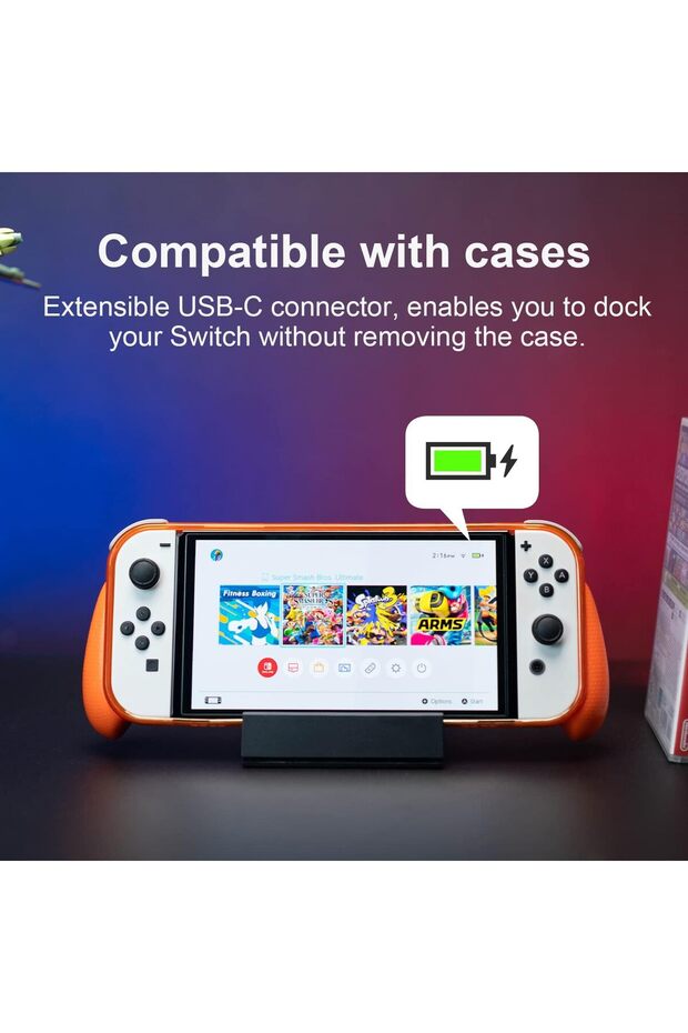 Jumpgate Portable Dock with Detachable USB Hub HDMI TV Adapter for Switch OLED, Smartpho - 3