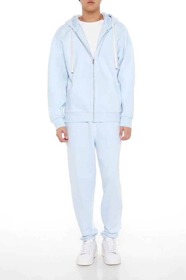 Fermuarlı Kapüşonlu Sweatshirt - 4