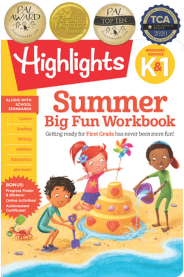 Summer Big Fun Workbook: Bridging Grades K & 1