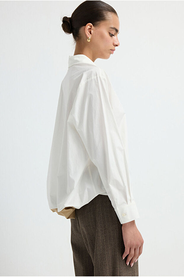 Büzgü Detaylı Gömlek - 2