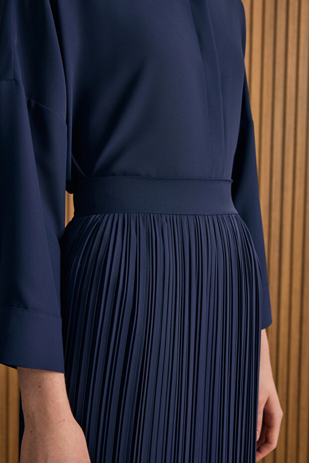 Kırışık Piliseli Etek - 4