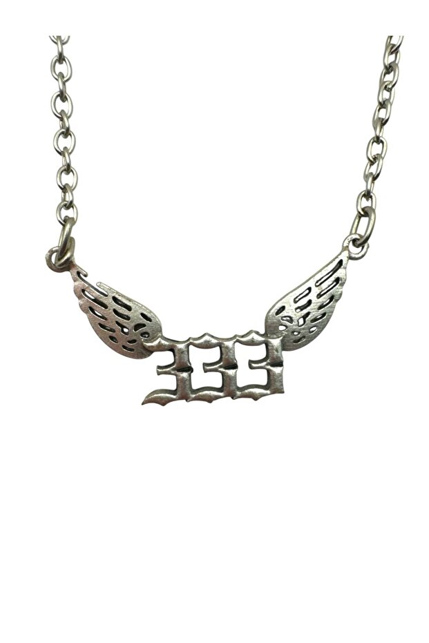 333 Angel Count Unisex Necklace – Spiritual and Meaningful Design with 60 cm Chain