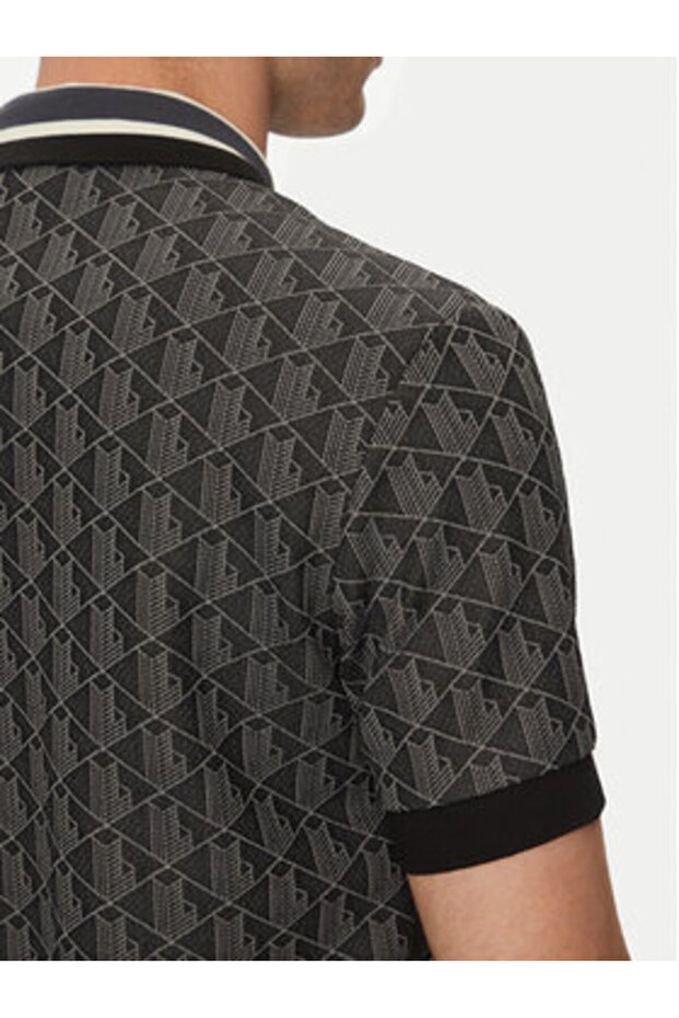 Polo bărbătesc DH1417 negru - 1