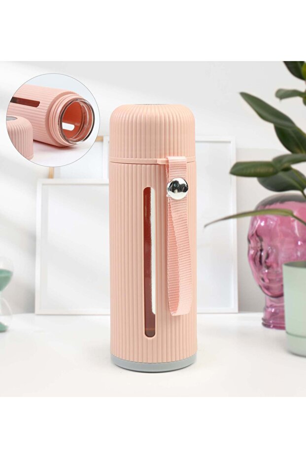 Glass Flask with Wrap - 1