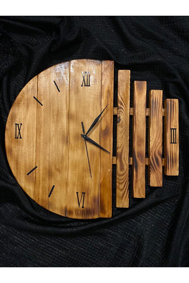 Ahşap Duvar saati - 1
