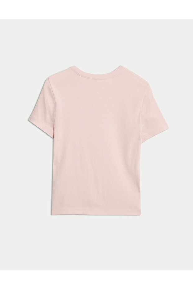 Saf Pamuklu Kısa Üst - 7