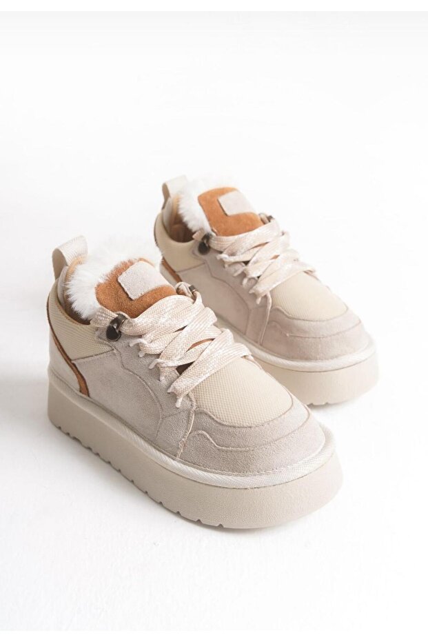 Çocuk Kalın Tabanlı Süet Bot - 1