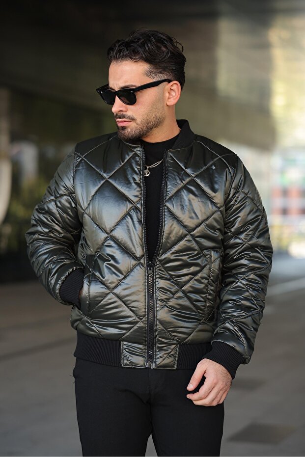 معطف طيار مزدوج الجوانب للرجال - 3