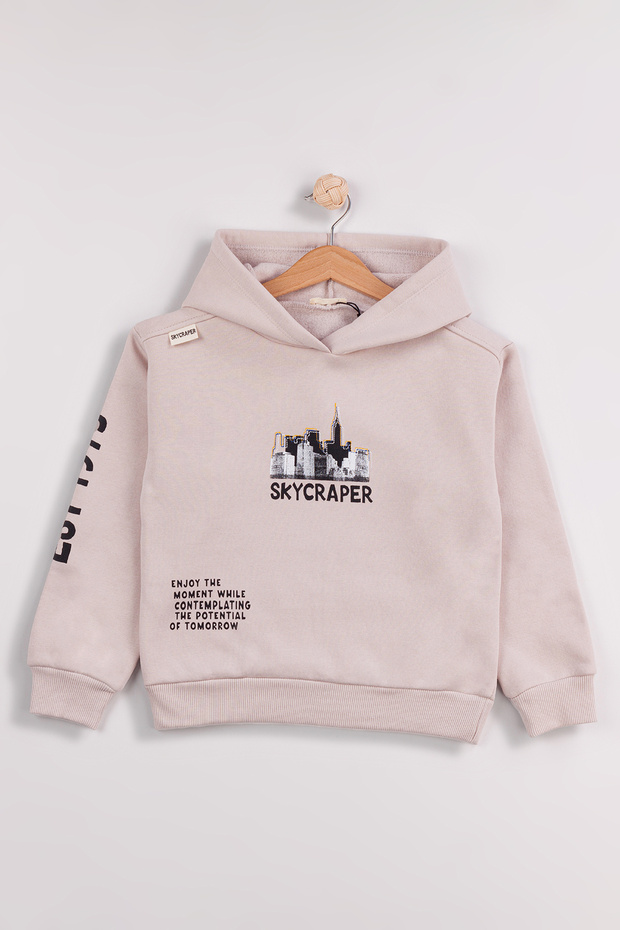 سويت شيرت أساسي للأولاد مكون من قطعتين - 6