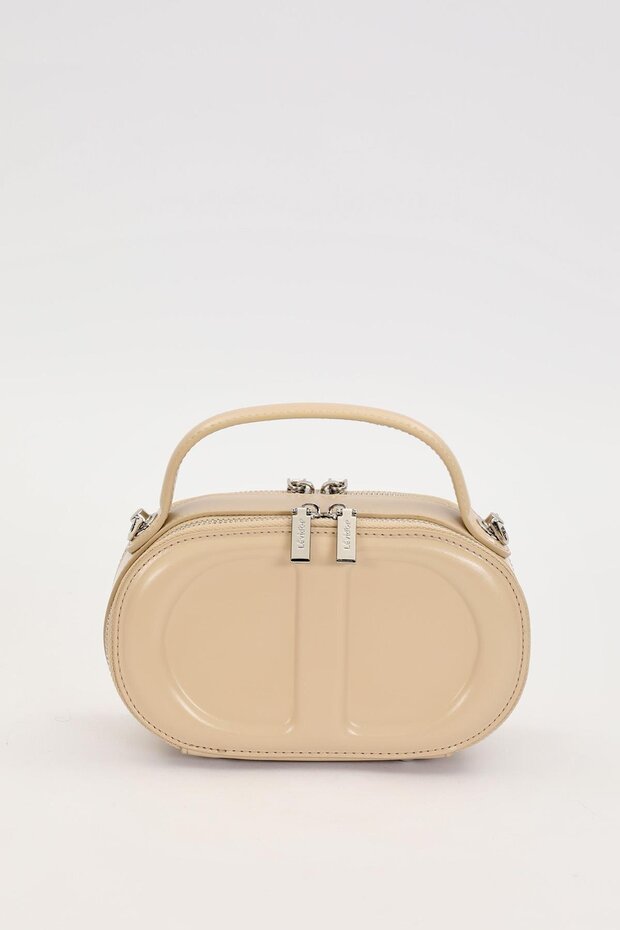 Mink Double Zipper Handbag