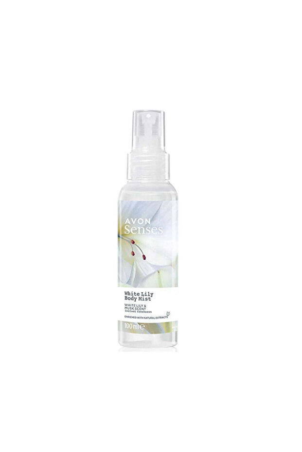 Senses White Lily Body Mist: White Lily & Musk - 100ml