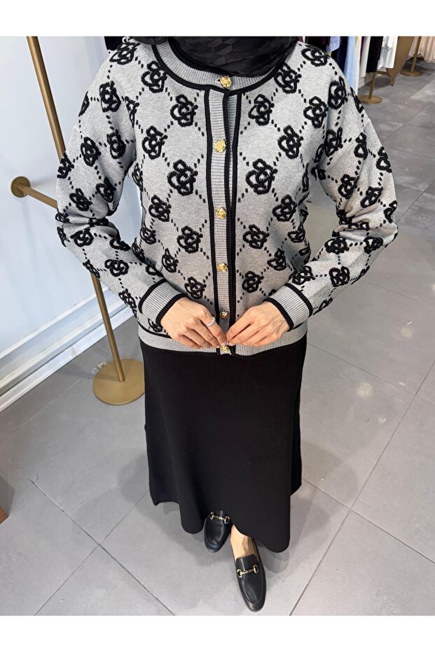 ÇİÇEK DESEN HIRKA - 1