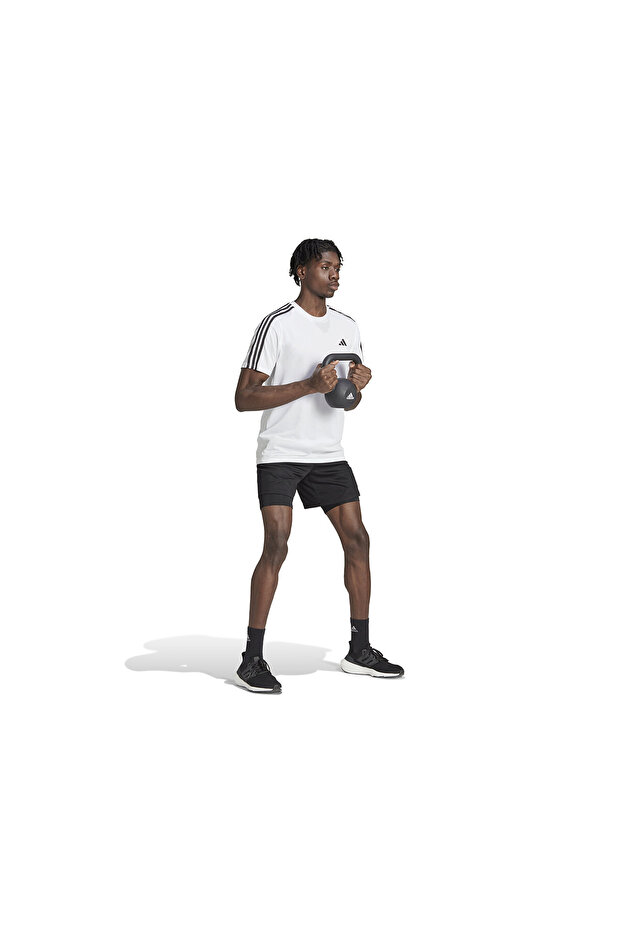 Essentials Single Jersey Embroidered Small Logo Tişört - 4