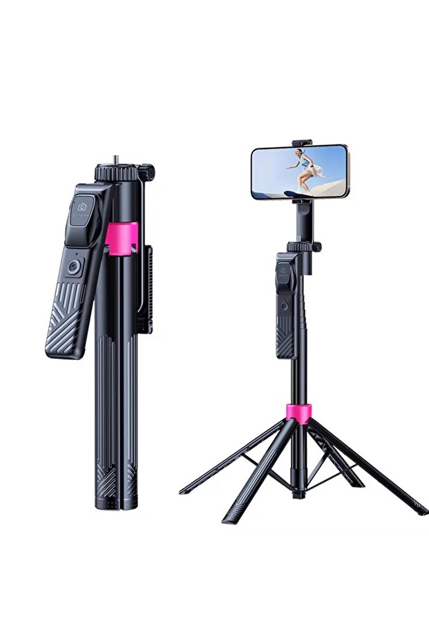 Selfie Stick SS2 with AI Face Track function, rotating handle, magnetic remote control - 1