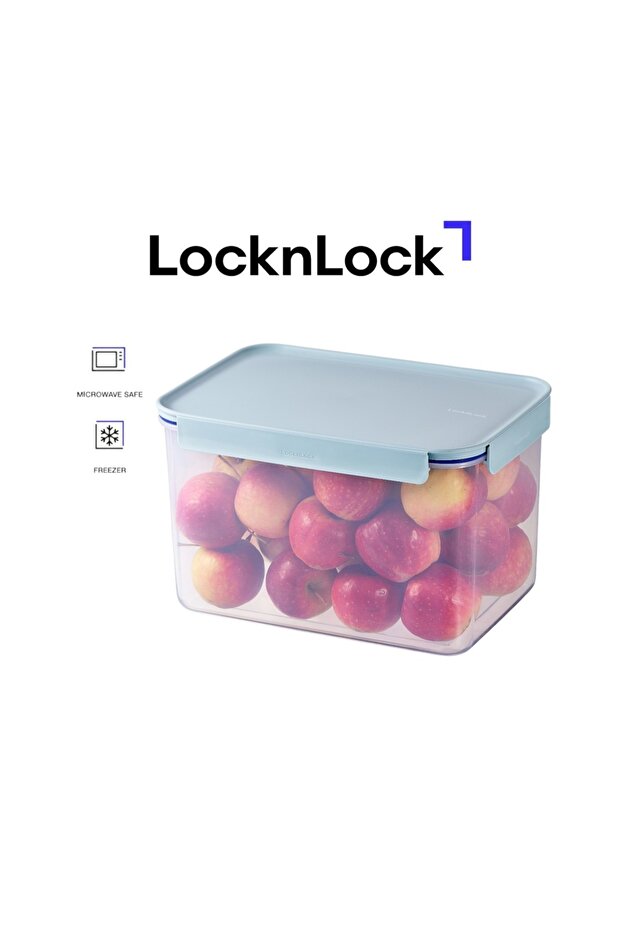 Classic Plus Rectangle Food Container 6L – Mint, 4-Side Locking, Stackable & Leakproof - 1