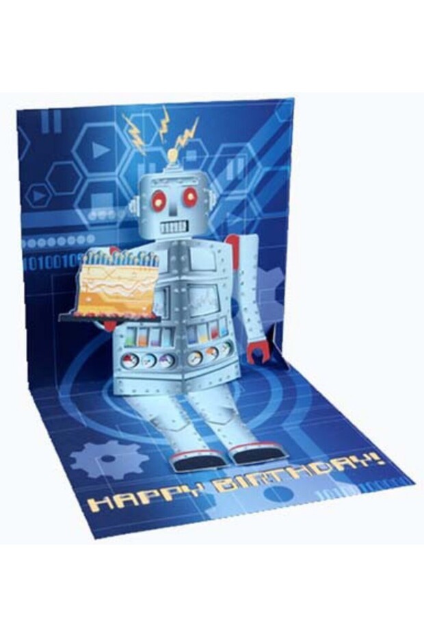 Felicitare 3D Robot - 1