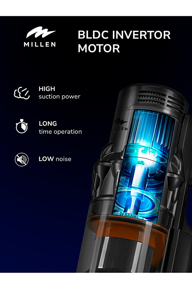 Cordless Stick Vacuum Cleaner – Powerful, Lightweight & Versatile – MVCS7073 - 8