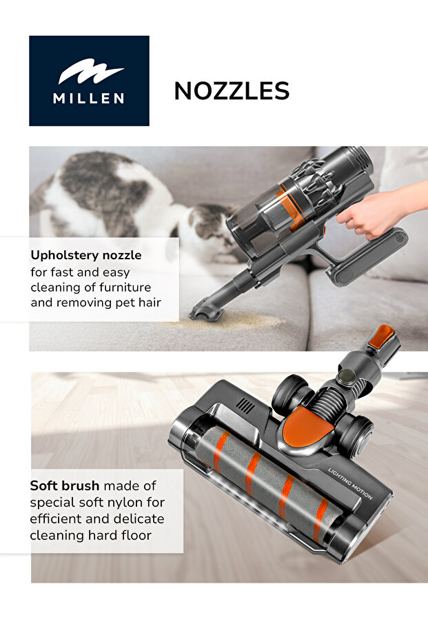 Cordless Stick Vacuum Cleaner – Powerful, Lightweight & Versatile – MVCS7073 - 6