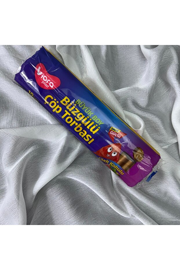 10"lu Büyük Boy Çöp Poşeti (Çilek Kokulu) - 1