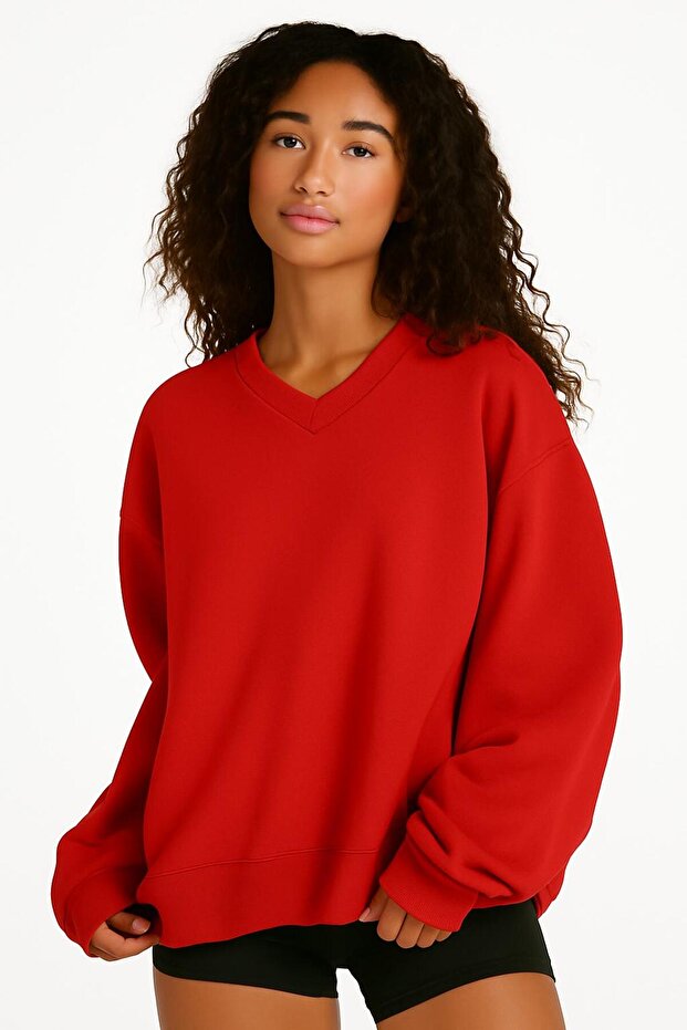 Unisex V-Neck Sweatshirt