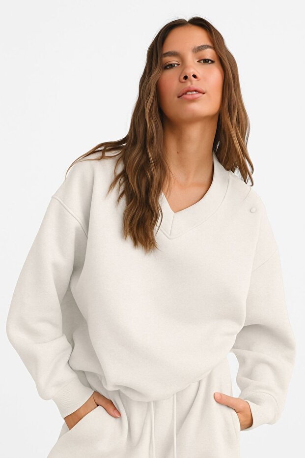 Unisex V-Neck Sweatshirt