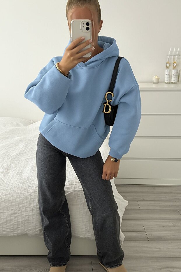 3-Ply Combed Cotton Unisex Hooded Sweatshirt