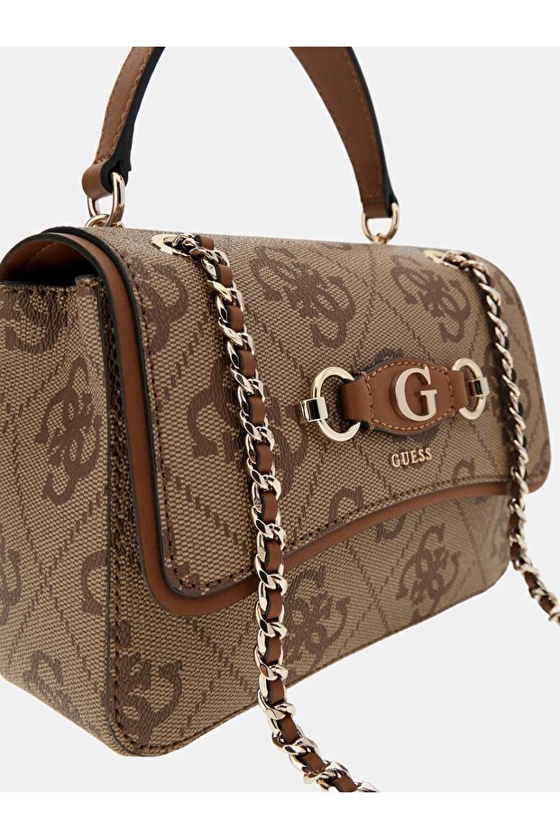 Izzy 4G Logolu Mini Çapraz Çanta HWOS8654190-26K Kahve - 1