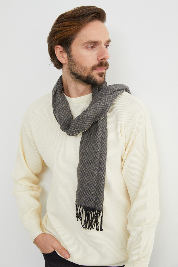 Basic Bisiklet Yaka Triko Kazak - 2