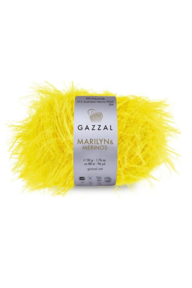 Merino Merlyn Hand Knitting Yarn 100 Gr 280 Mt Merino Wool Acrylic Blended 8277