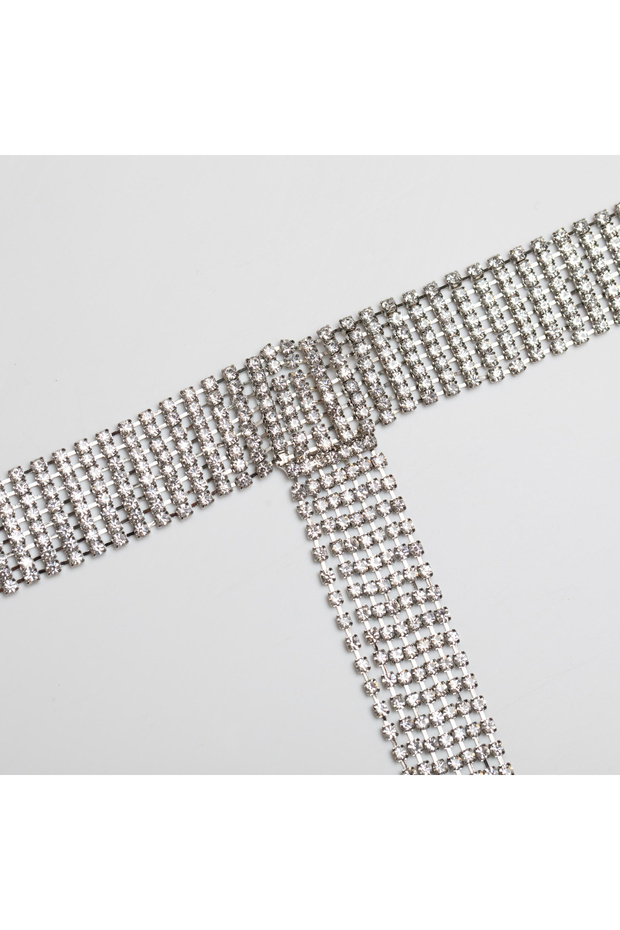 Chocker Argintiu Luxury - 4