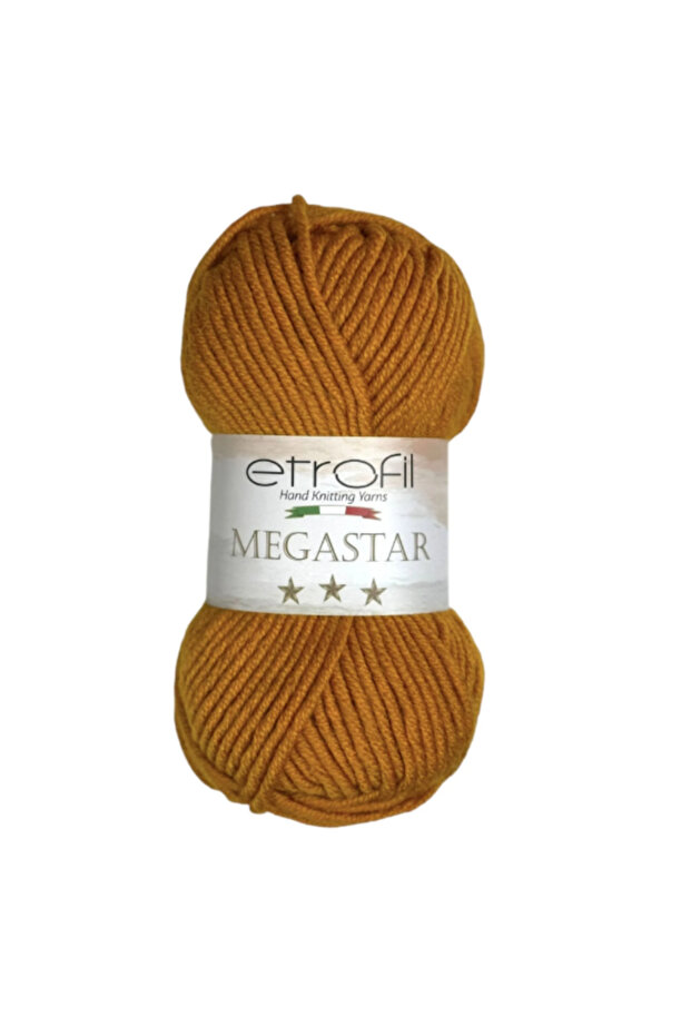 Megastar – 25% Wool 75% Acrylic, 100 g / 110 m Thick and Soft Hand Knitting Yarn-72061-1 Piece