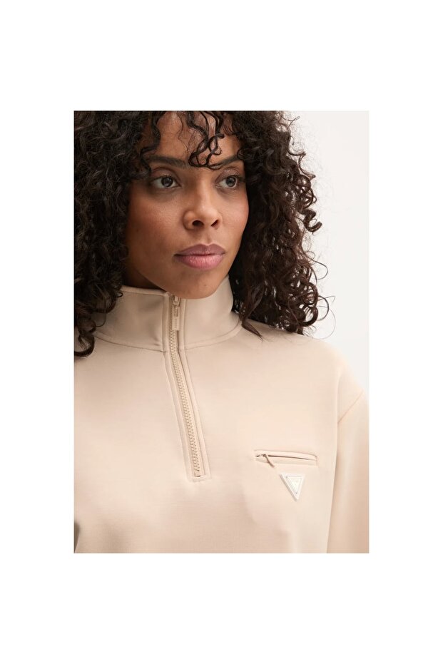 OLYMPE HALF ZIP SWEA - 2