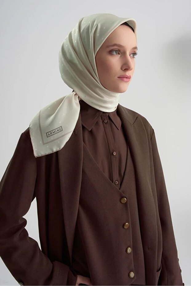 25 Twill İpek Eşarp 8668D - 2
