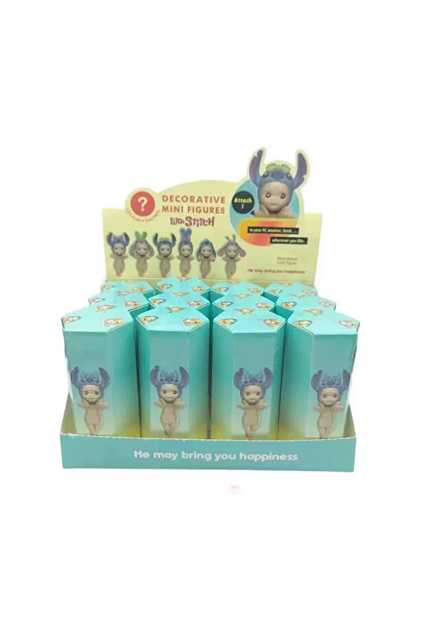 Sonny Angels Lilo ve Stiç Serisi (Rastgele 1 Model Gönderilir) Cıblak Bebek Random Hippi Stiç - 1