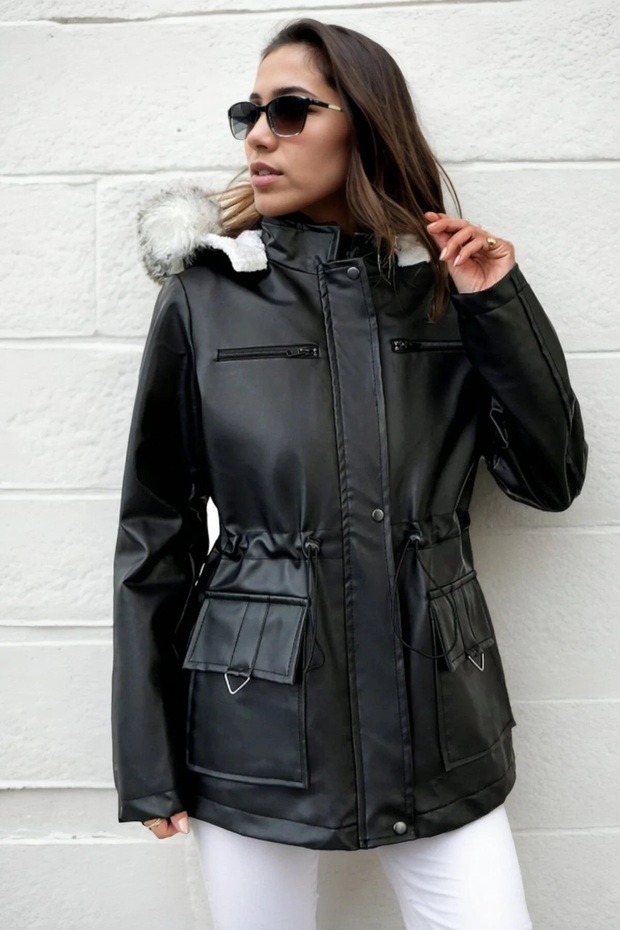 Deri Bomber Deri Ceket - 2