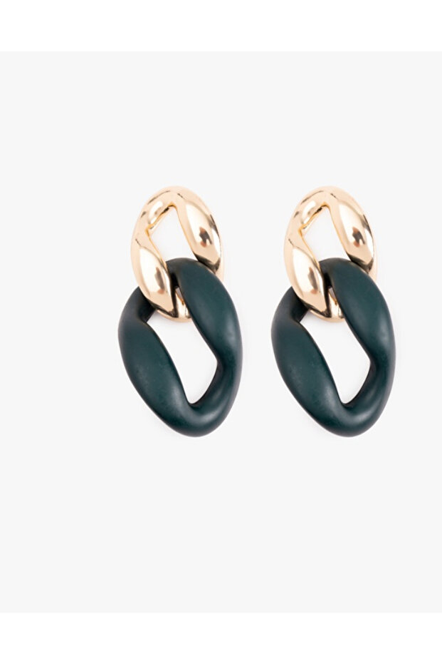 Geometric Earrings with Dangle