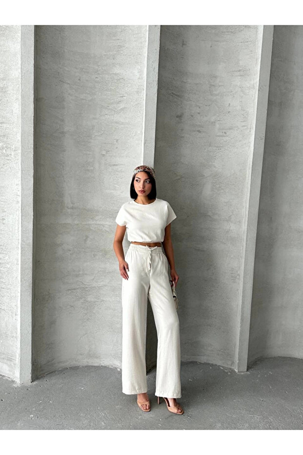 Blouse Pants Suit - 4