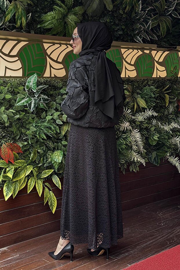 Ceket W-6852 Siyah - 4