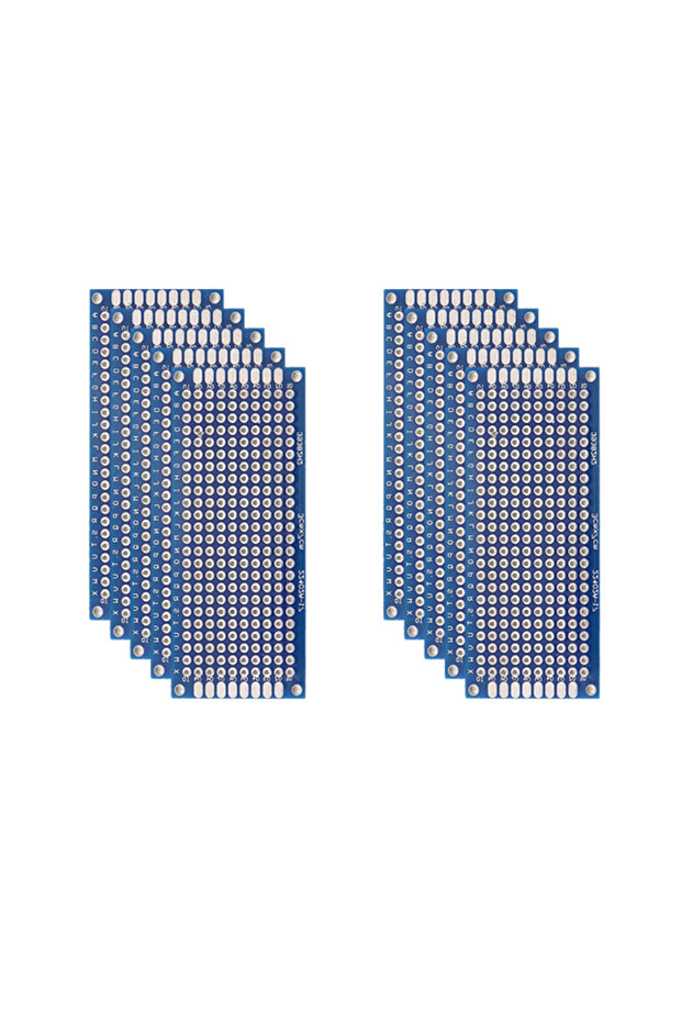 3x7 10 قطع 5/10 قطع لوحة PCB نموذج أولي لوحة زرقاء 2x8/3x7/4x6/5x7/7x9 سم لوحات دوائر مزدوجة الجوانب F
