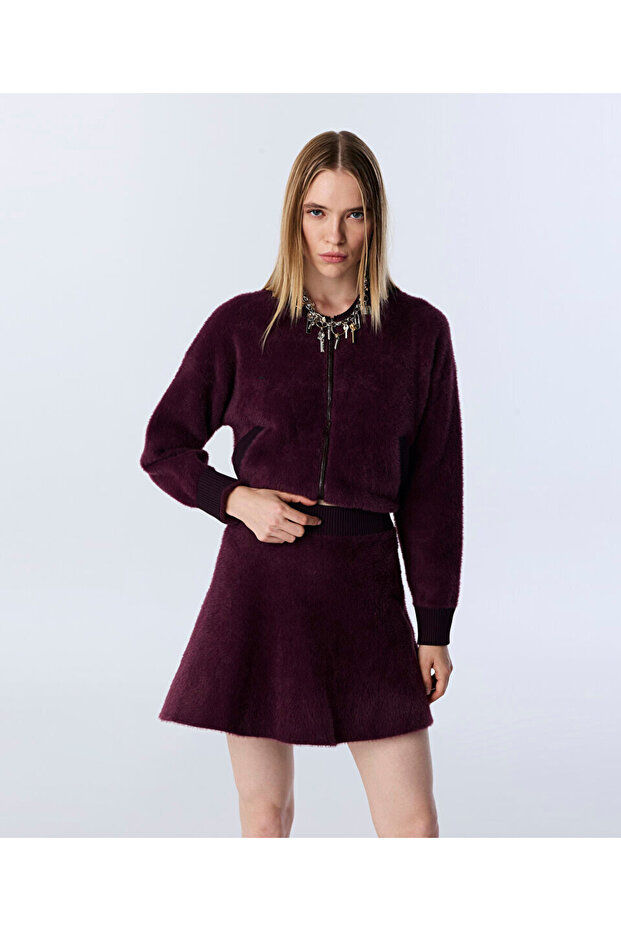 PELÜŞ MİNİ ETEK - 2