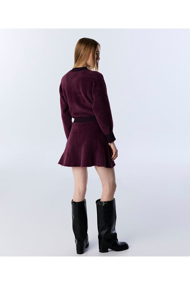 PELÜŞ MİNİ ETEK - 6