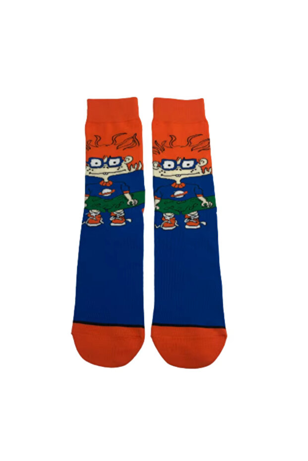 جوارب بنقشة الصواريخ والفضاء Rocket Ship Socks - 1
