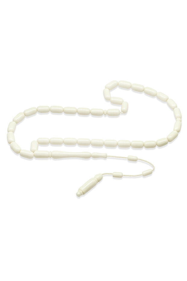 Systematic Camel Bone Prayer Beads - Capsule Cut - 2