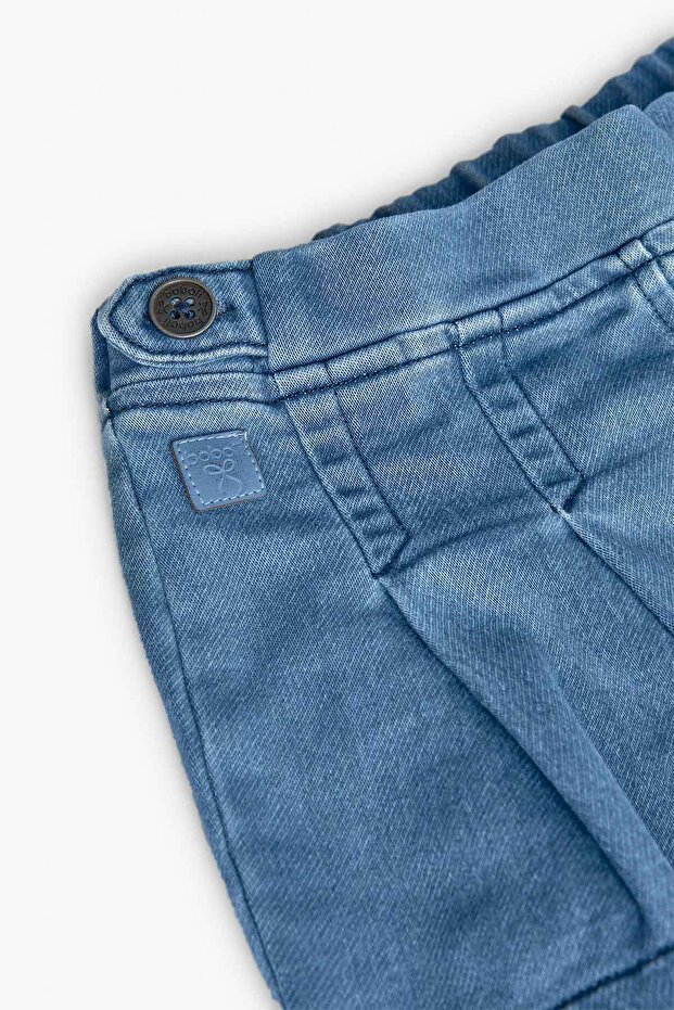 Kız Çocuk Denim Şort - 4