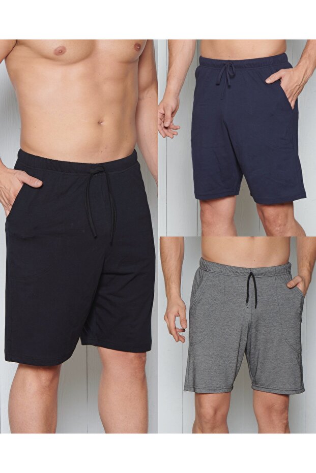 Erkek 3lü Şort - 1