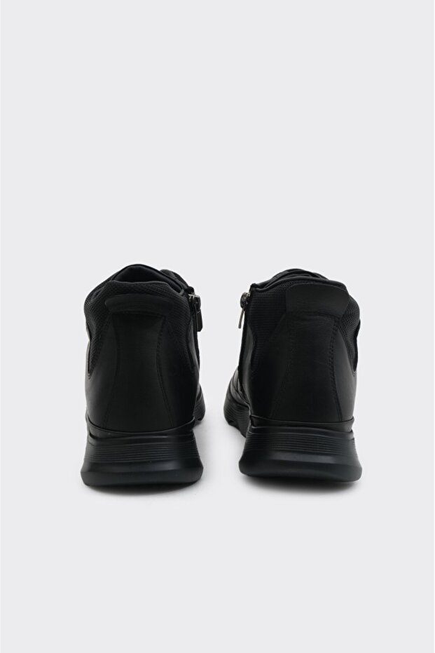 Fermuarlı Hakiki Deri Erkek Bot - 4