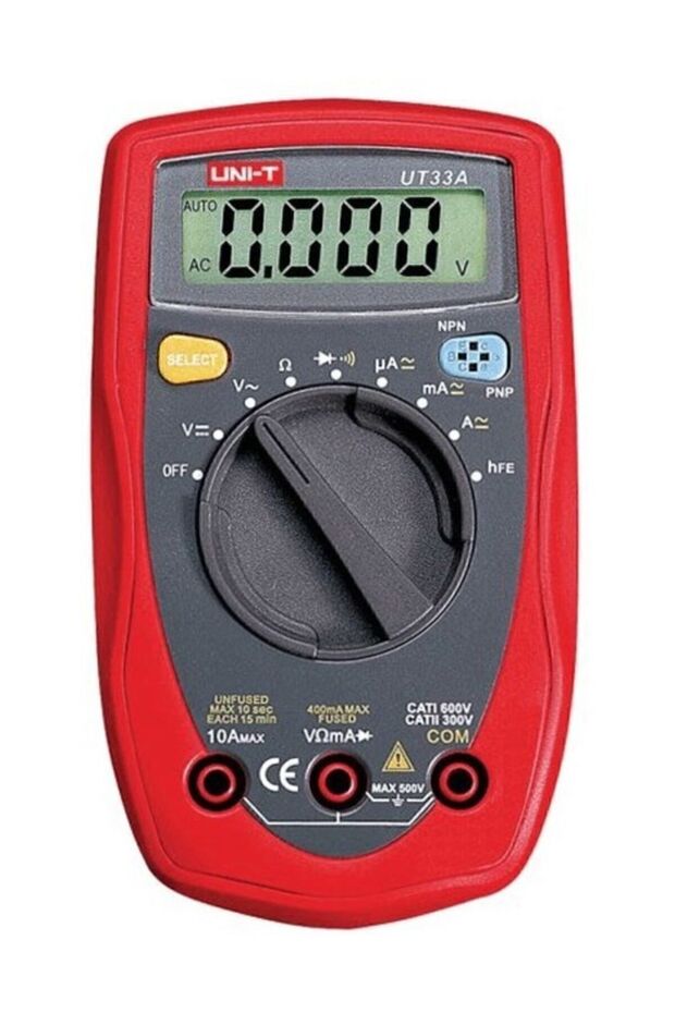 Uni-T Digital Multimeter (Ut33A)