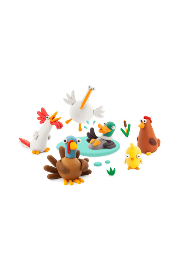 Creative Clay Set - Poultry - 3